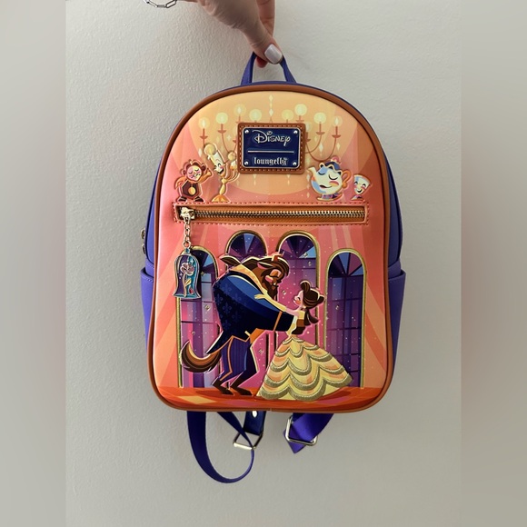 disney princess belle mini backpack Wondapop Beauty and the Beast 11" Vegan Leather Fashion : Clothing, Shoes & Jewelry Twirl into a world of magic and romance with our Disney Beauty and the Beast Belle Sequin Mini Backpack from Loungefly Loungefly Disney Beauty And The